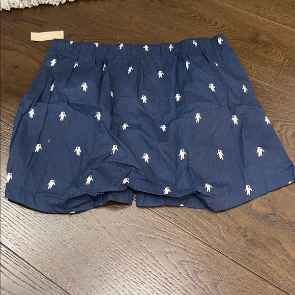 NWT - J.Crew Cotton Woven Boxers - Size Large - Astronaut Print - Picture 2 of 4